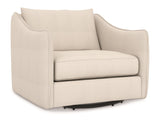 Monterey White/Cream Outdoor Swivel Chair - Ornate Home
