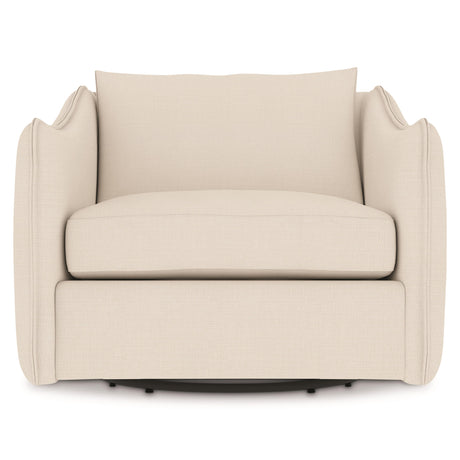 Monterey White/Cream Outdoor Swivel Chair - Ornate Home