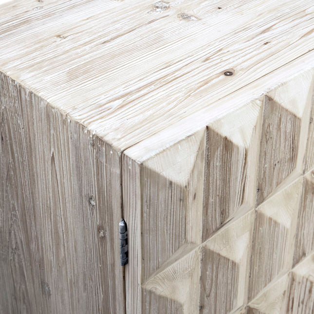 Montero Light Gray Washed Wood Sideboard - Ornate Home