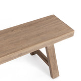 Monterrey Antique Saddle Accent Bench