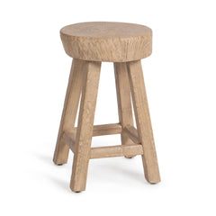 Monterrey Antique Saddle Large Round Accent Table