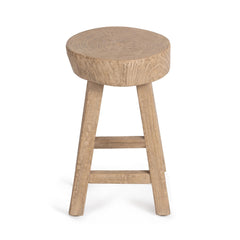 Monterrey Antique Saddle Large Round Accent Table