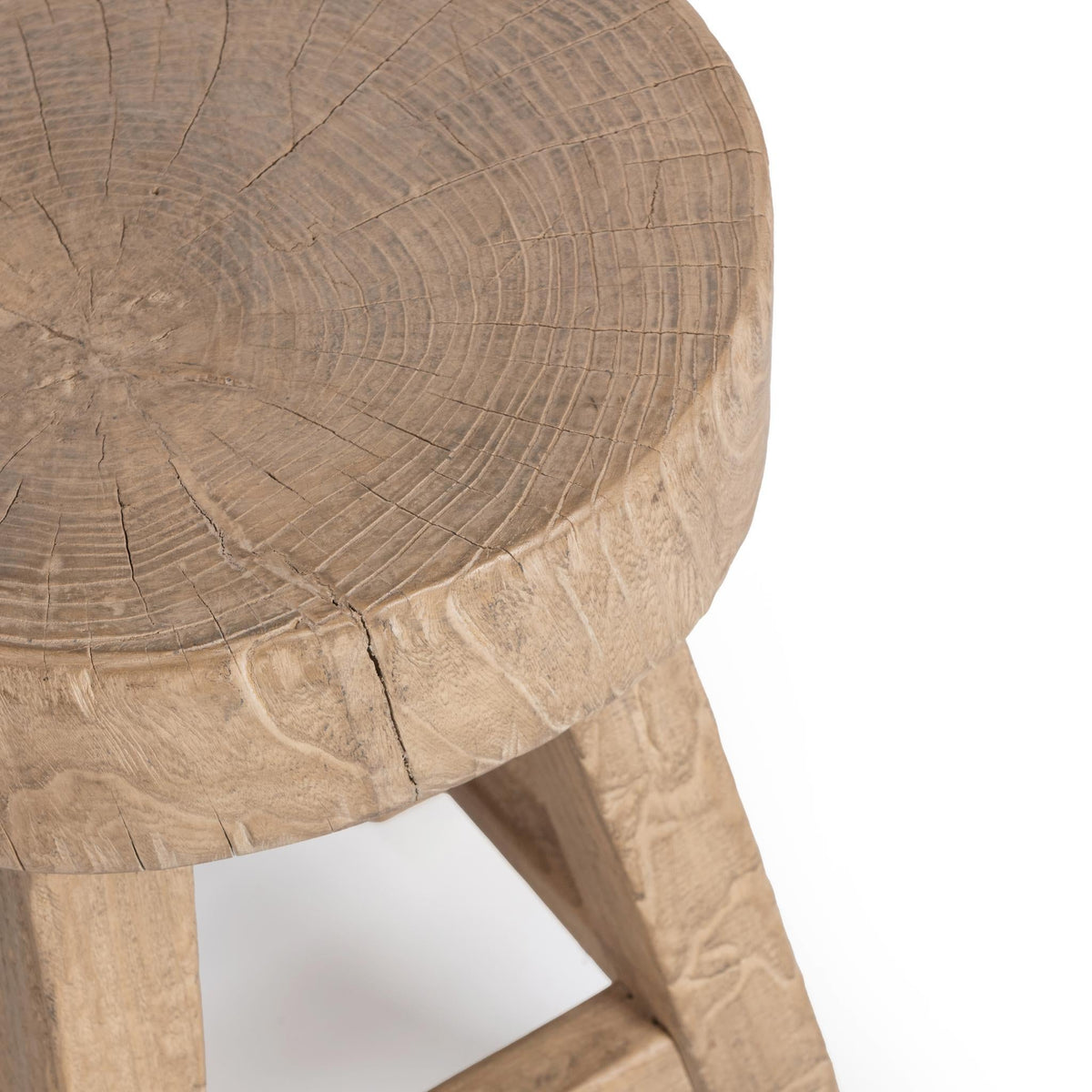 Monterrey Antique Saddle Medium Round Accent Table