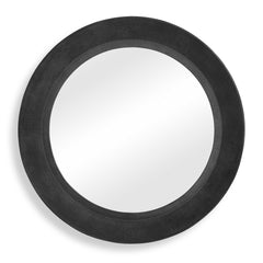 Montgomery Black Round Mirror - Ornate Home