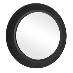 Montgomery Black Round Mirror - Ornate Home