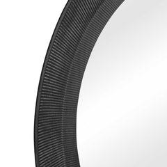 Montgomery Black Round Mirror - Ornate Home