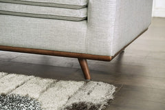 Monthey Dark Brown/Light Gray Sofa - Ornate Home