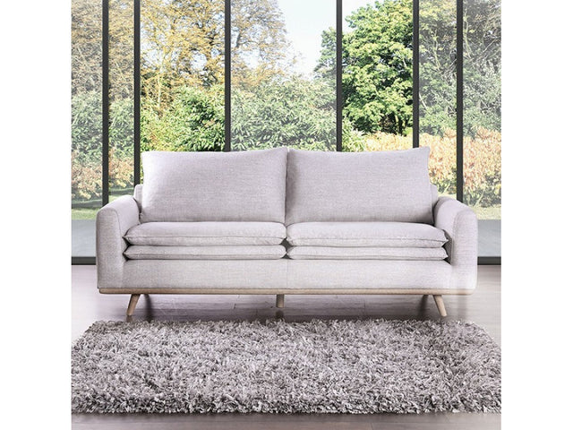 Monthey Oak/Light Gray Sofa - Ornate Home
