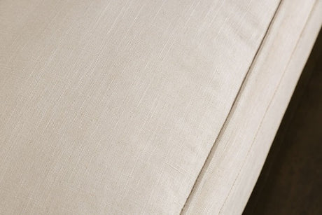 Monthey Oak/Linen White Sofa - Ornate Home