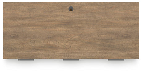 Montia Light Brown 67" Home Office Desk - Ornate Home