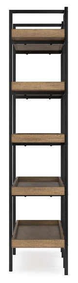 Montia Light Brown 76" Bookcase (Online Special Price) - Ornate Home
