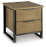 Montia Light Brown End Table (Online Special Price) - Ornate Home
