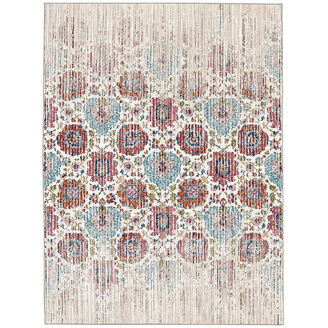 Montijo Cluster Multi Medium Area Rug - Ornate Home