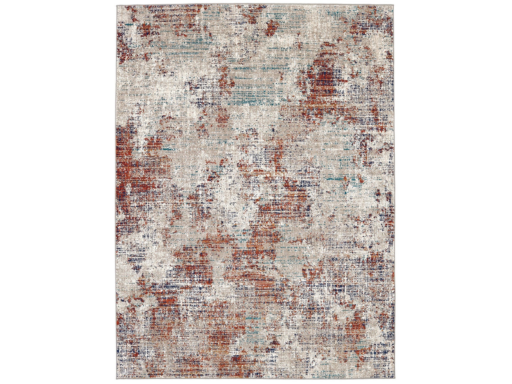 Montijo Concrete Umber 5' X 8' Area Rug - Ornate Home
