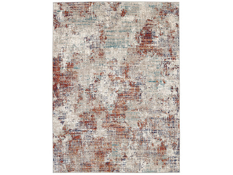 Montijo Concrete Umber 5' X 8' Area Rug - Ornate Home