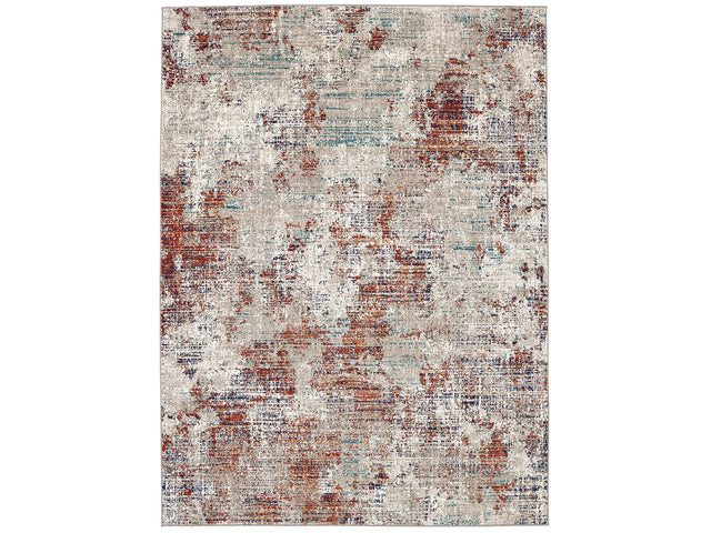 Montijo Concrete Umber 5' X 8' Area Rug - Ornate Home