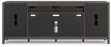 Montillan Grayish Brown 84" TV Stand - Ornate Home