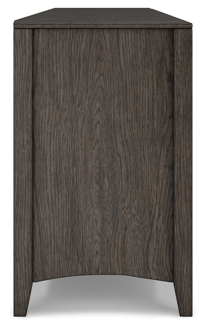 Montillan Grayish Brown 84" TV Stand - Ornate Home