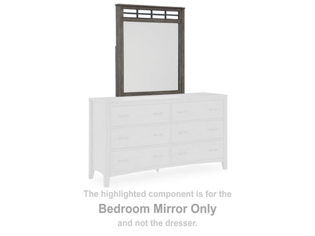 Montillan Grayish Brown Bedroom Mirror - Ornate Home