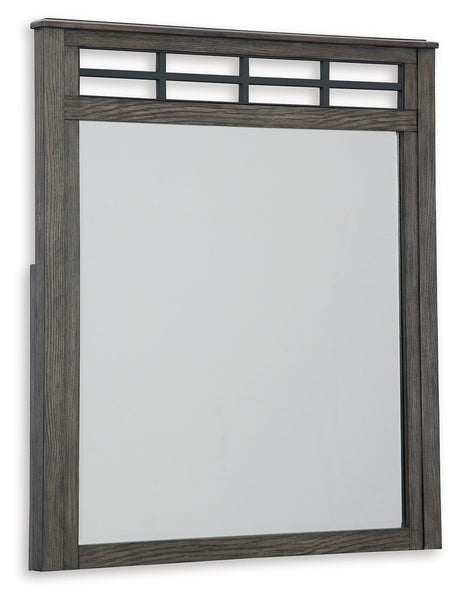 Montillan Grayish Brown Bedroom Mirror - Ornate Home