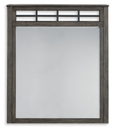 Montillan Grayish Brown Bedroom Mirror - Ornate Home