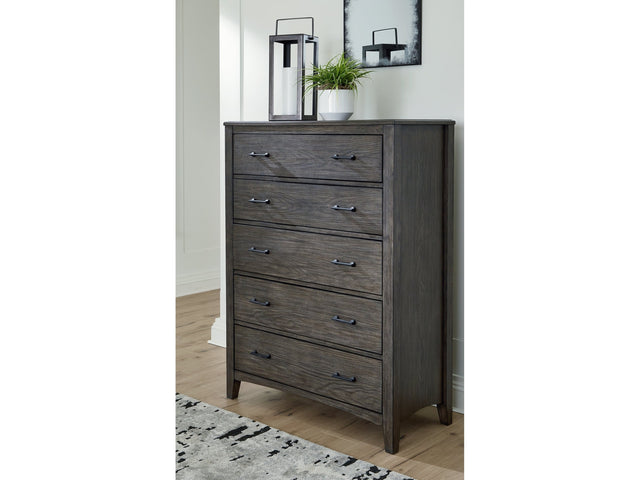 Montillan Grayish Brown Chest of Drawers (Online Special Price) - Ornate Home