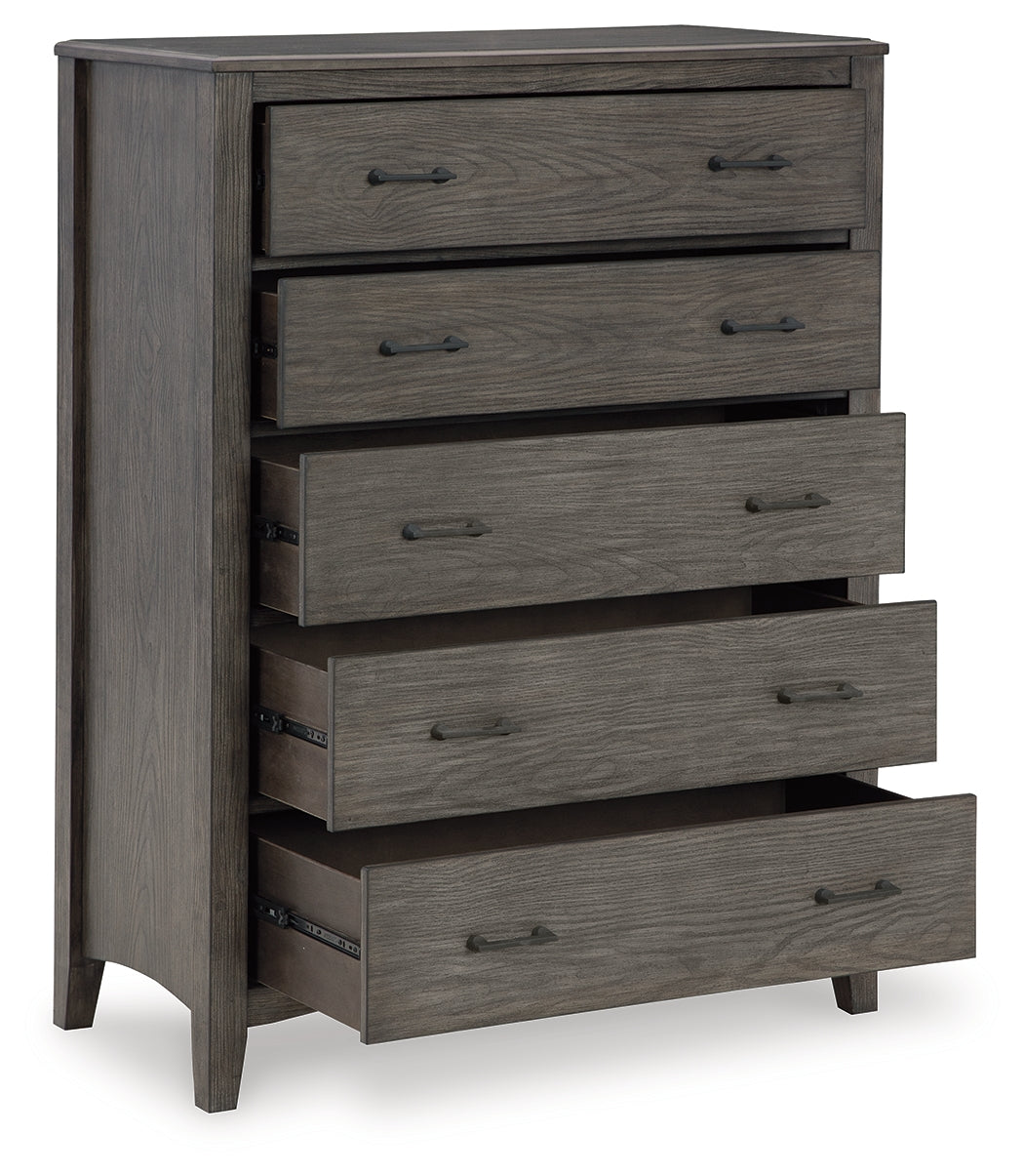 Montillan Grayish Brown Chest of Drawers (Online Special Price) - Ornate Home