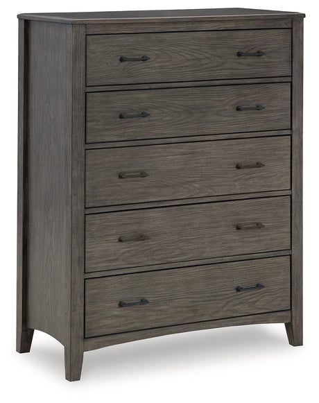 Montillan Grayish Brown Chest of Drawers - Ornate Home