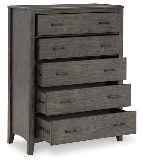 Montillan Grayish Brown Chest of Drawers - Ornate Home