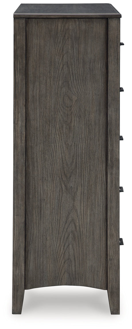 Montillan Grayish Brown Chest of Drawers - Ornate Home