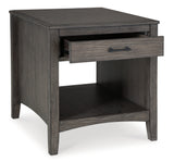 Montillan Grayish Brown End Table - Ornate Home