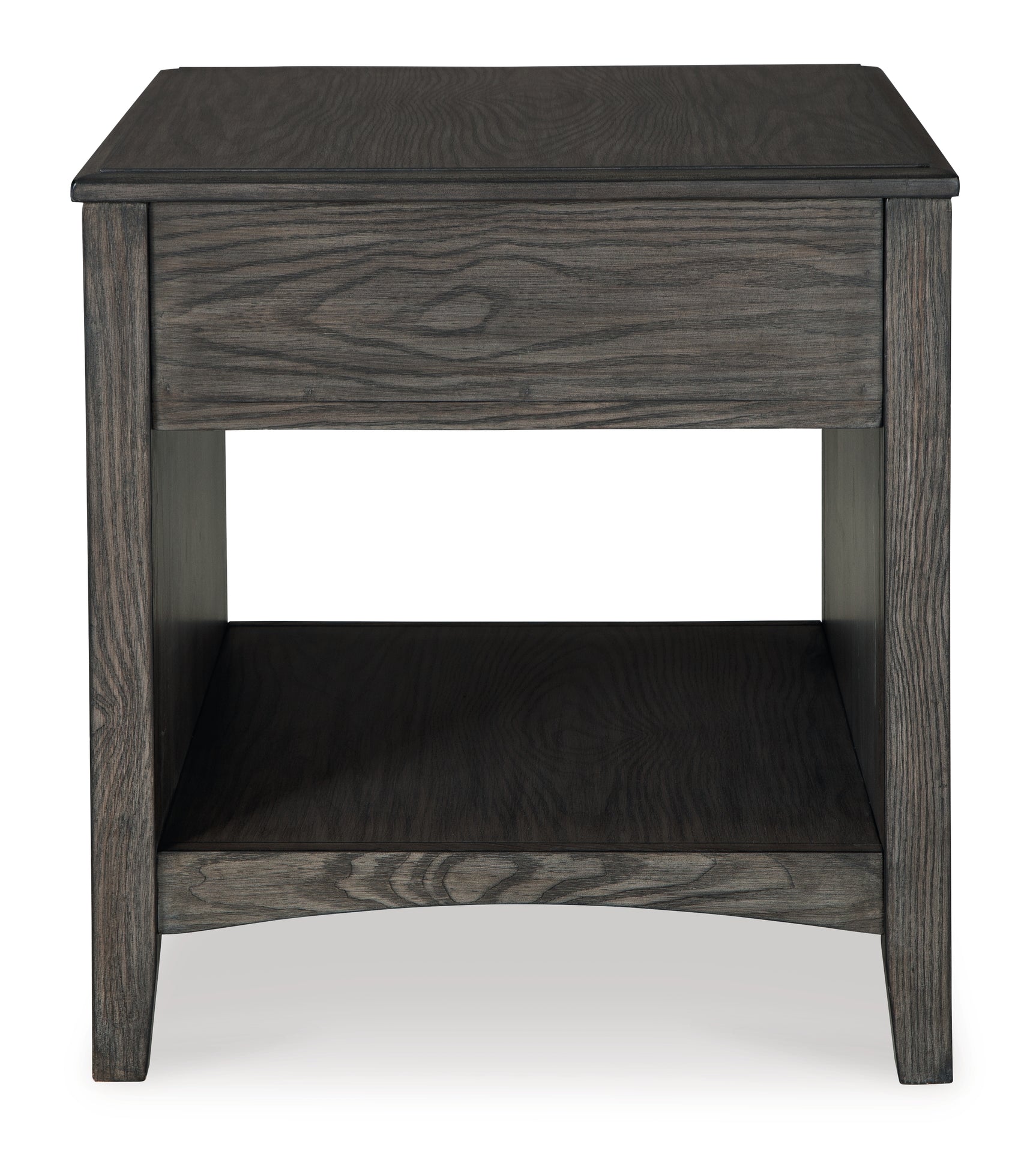 Montillan Grayish Brown End Table - Ornate Home