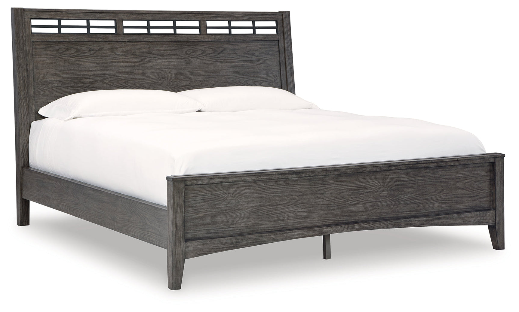 Montillan Grayish Brown King Panel Bed - Ornate Home