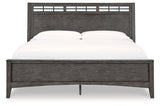 Montillan Grayish Brown King Panel Bed - Ornate Home