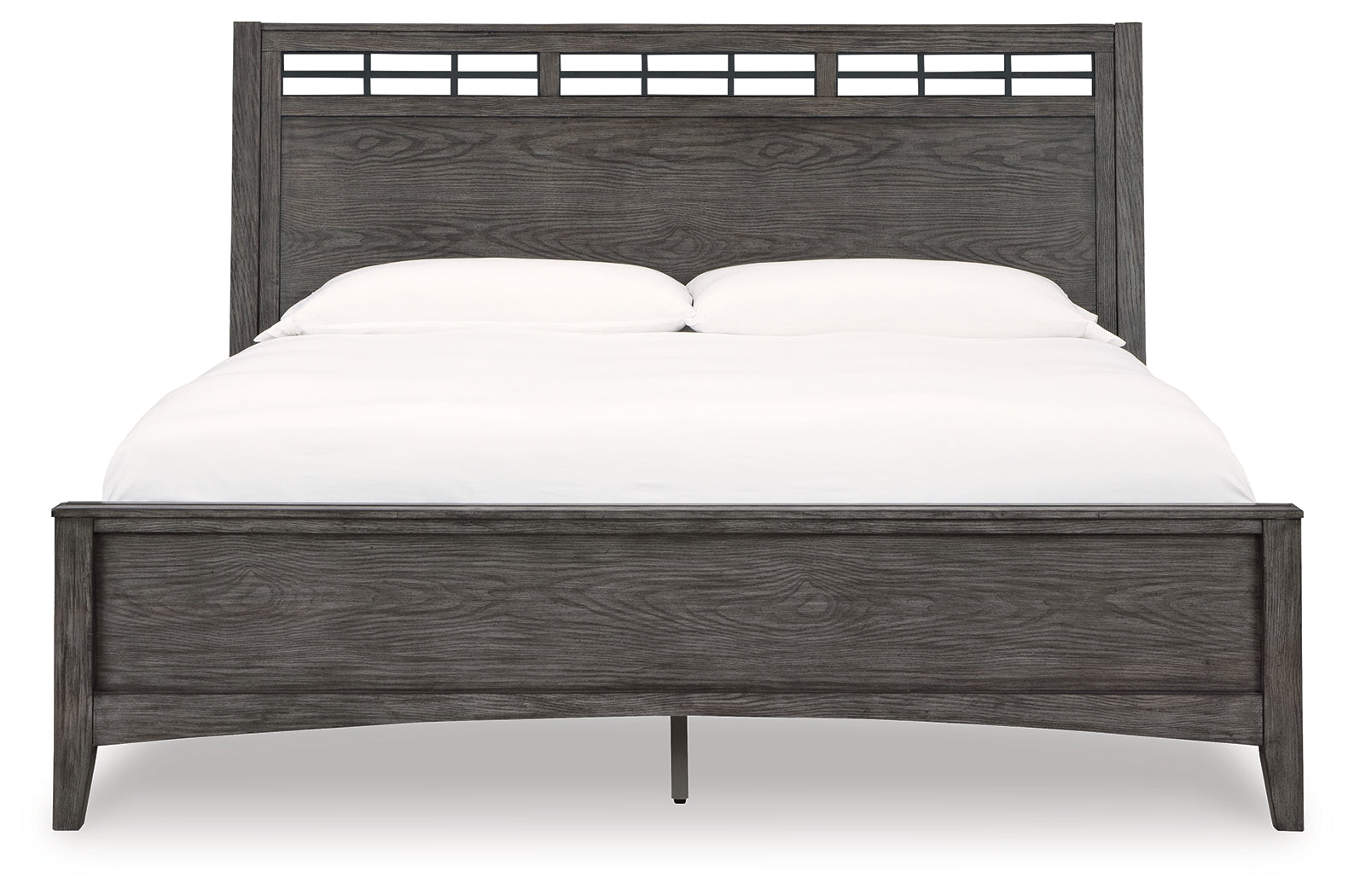 Montillan Grayish Brown King Panel Bed - Ornate Home