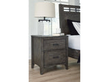 Montillan Grayish Brown Nightstand - Ornate Home