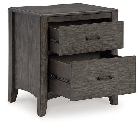 Montillan Grayish Brown Nightstand - Ornate Home