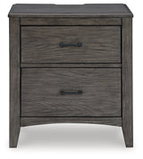 Montillan Grayish Brown Nightstand - Ornate Home