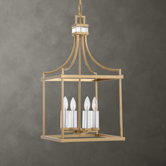 Montreal Brass 4 Light Lantern Pendant - Ornate Home