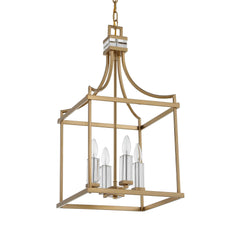 Montreal Brass 4 Light Lantern Pendant - Ornate Home