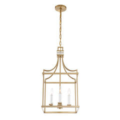 Montreal Brass 4 Light Lantern Pendant - Ornate Home