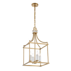 Montreal Brass 4 Light Lantern Pendant - Ornate Home