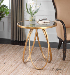 Montrez Gold Side Table - Ornate Home