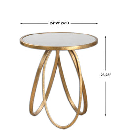 Montrez Gold Side Table - Ornate Home