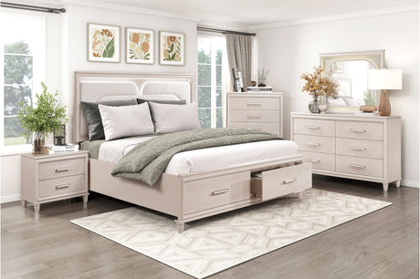 Montrose Beige 5-Piece Queen Bedroom Set - Ornate Home