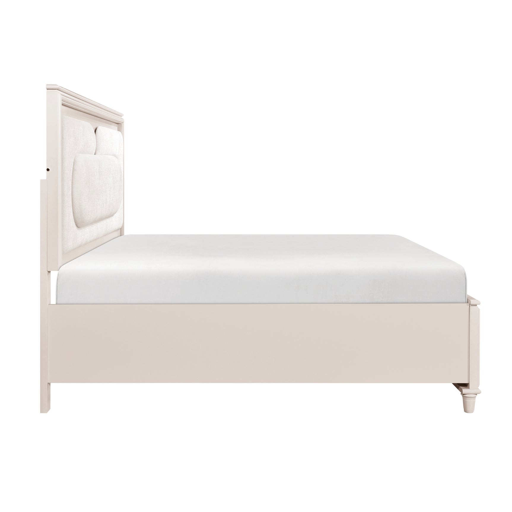 Montrose Beige Eastern King Platform Bed - Ornate Home