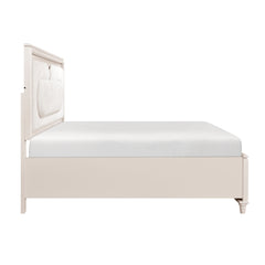 Montrose Beige Eastern King Platform Bed - Ornate Home