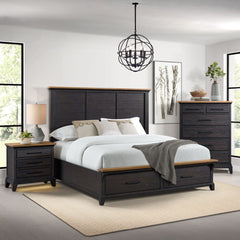 Montrose Espresso/Brown 3-Piece King Storage Bedroom Set