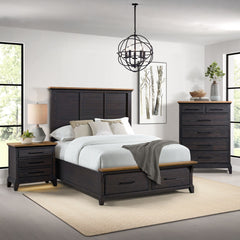 Montrose Espresso/Brown 3-Piece Queen Storage Bedroom Set