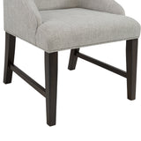 Montrose Espresso/Brown 7-Piece Standard Height Dining Set with Table, Four Chairs & Two Host Chairs